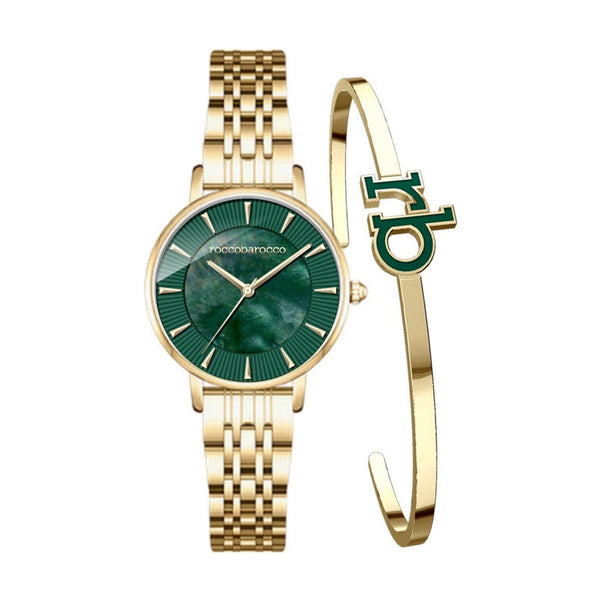 Roccobarocco RB.4659L-04M Ladies Watch and Bangle Set - Roccobarocco RB.4659L-04M Ladies Watch and Bangle Set