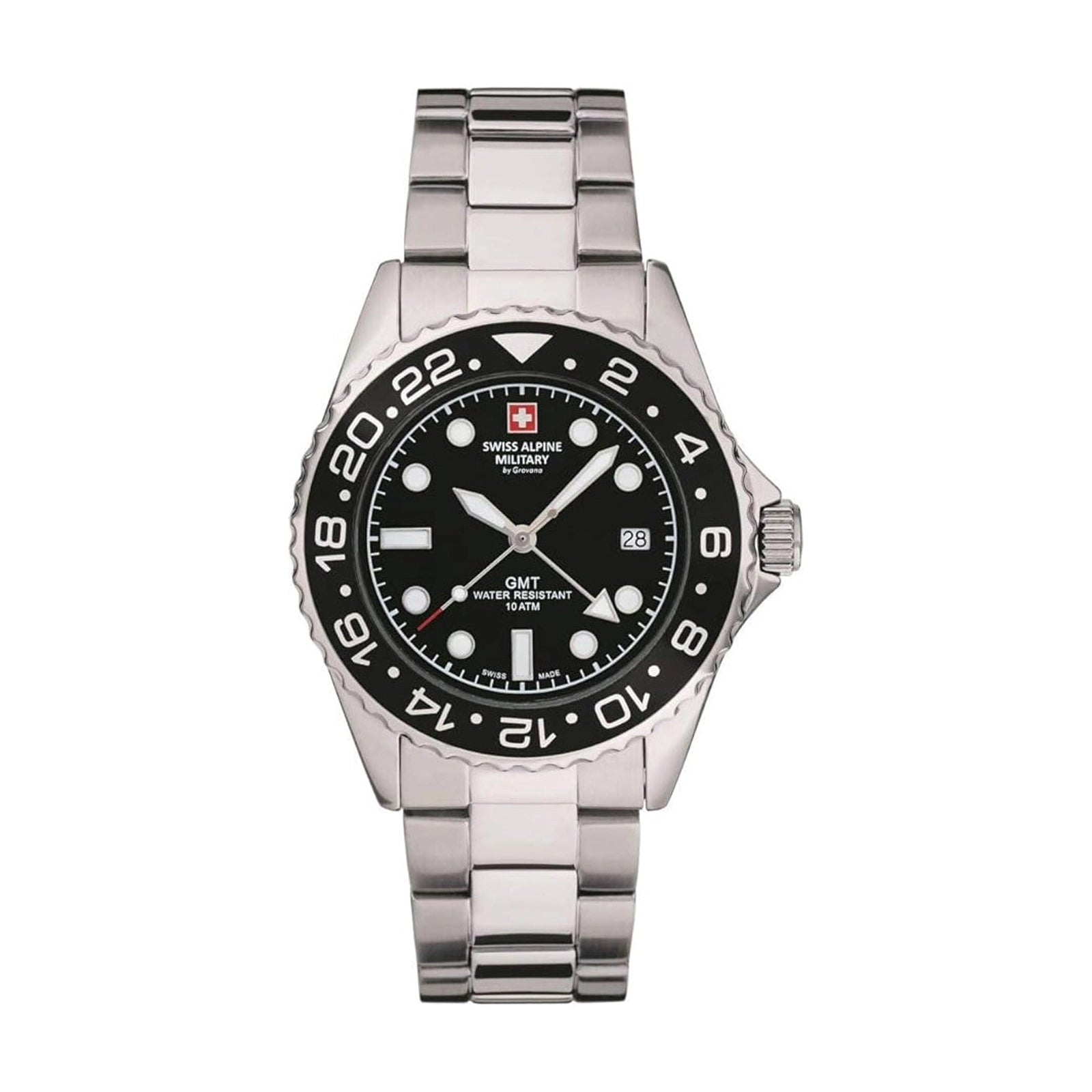 Swiss Alpine Military GMT 7052.1137SAM Mens Watch - Swiss Alpine Military GMT 7052.1137SAM Mens Watch